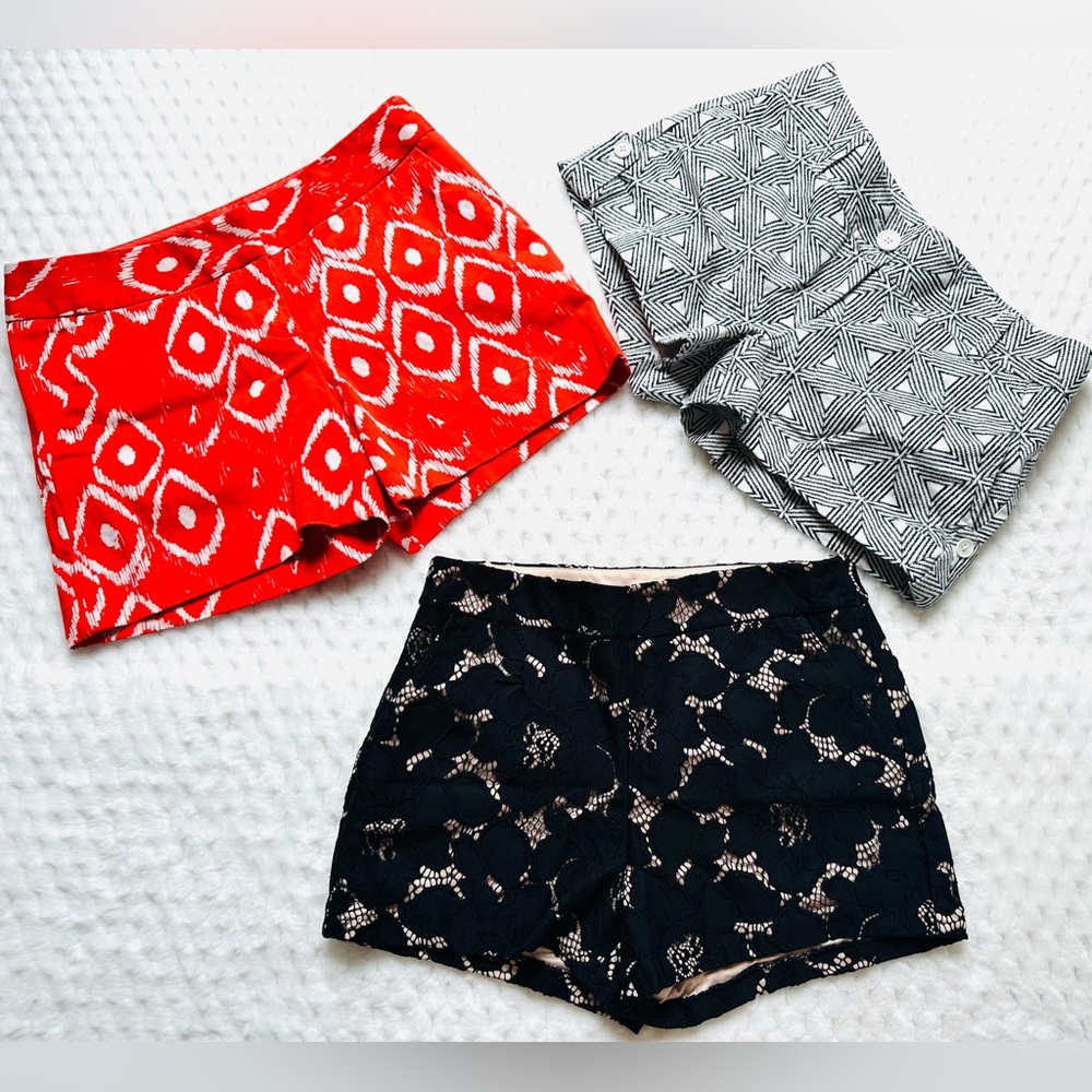 Express & The Limited 3 Pairs of Shorts